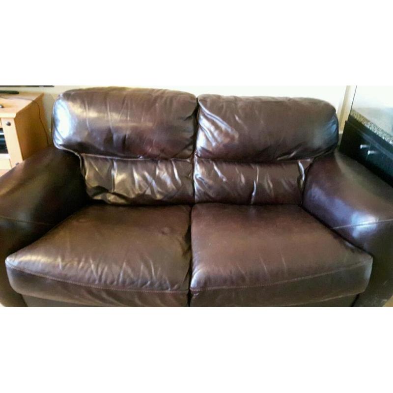 Brown leather sofa needs to go today 30 ono