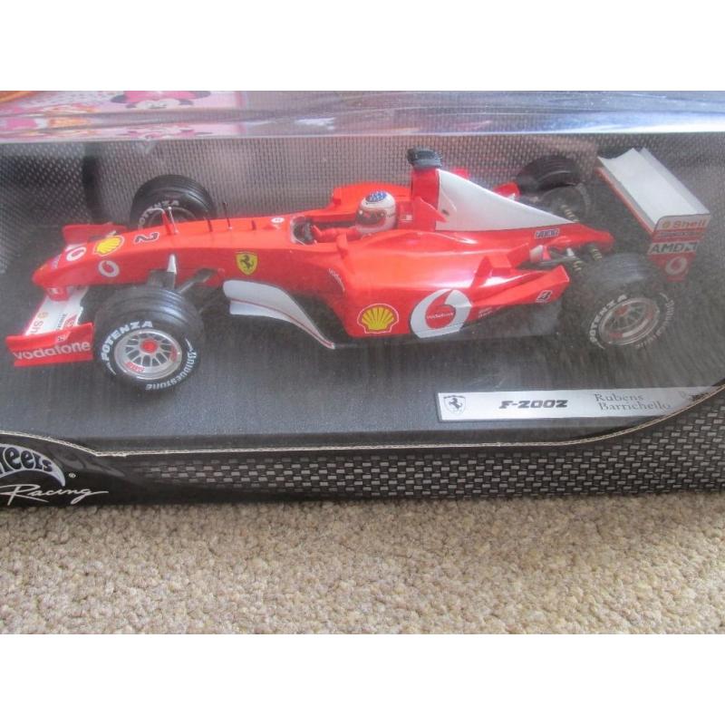 HOTWHEELS RUBENS BARRICHELLO 1:18 SCALE F1 2002 MODEL