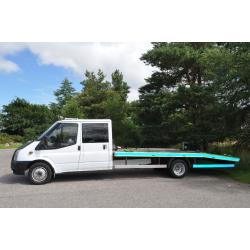 2007 Mk7 FORD TRANSIT DOUBLE CREW CAB VEHICLE TRANSPORTER / RECOVERY