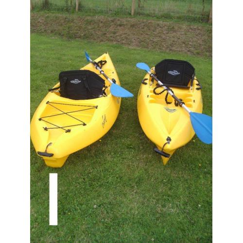 Pair of Sit On Sea Kayaks