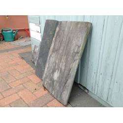 Slate chunks. X 4