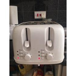 ASDA GEORGE Home 4 Slice Toaster with Dual Control