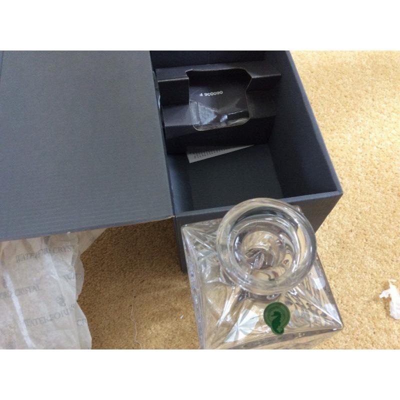 brand new waterford crystal decanter