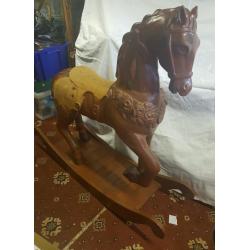 Large vintage rocking horse
