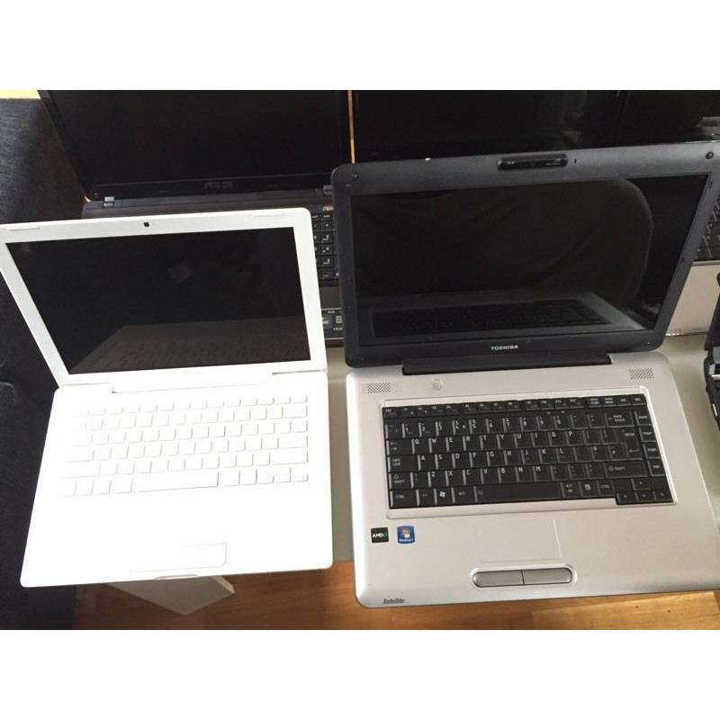 Joblot of 28 working laptops