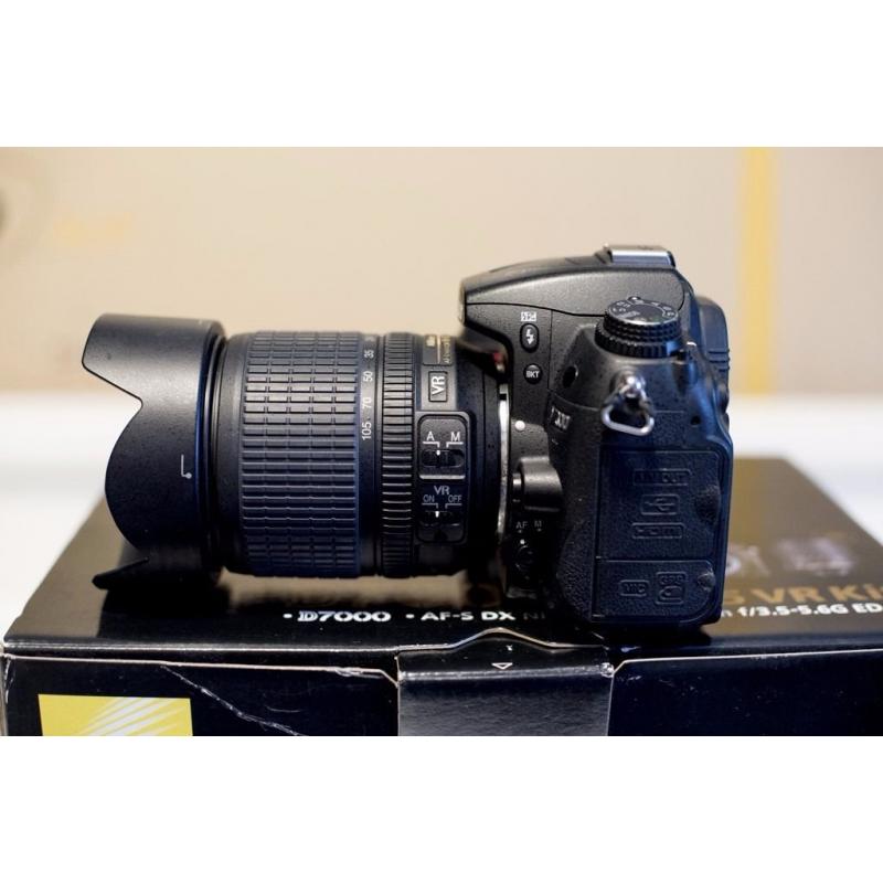 Nikon D7000 with 18-105mm VR lens