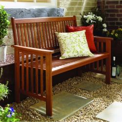 CARMILLION 2 SEATER BENCH (UNASSEMBLED IN ORIGINAL PACKAGING)