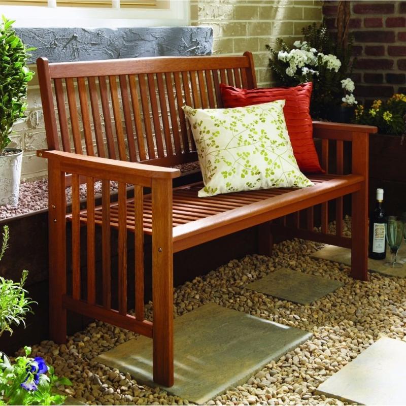 CARMILLION 2 SEATER BENCH (UNASSEMBLED IN ORIGINAL PACKAGING)