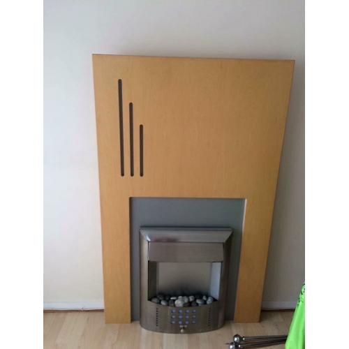 Electric fire and surround