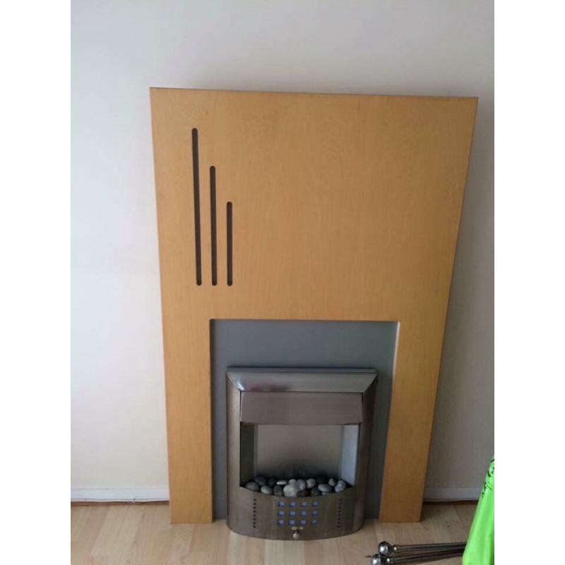 Electric fire and surround