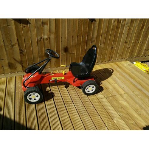 Ketler Ferrari Painted Go-Kart.
