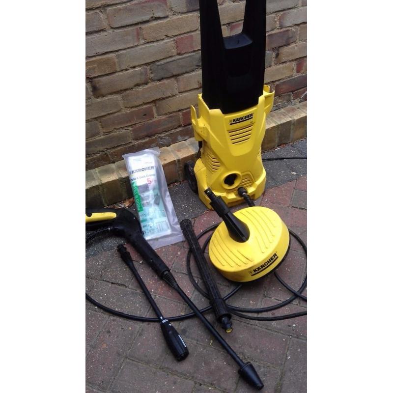 Karcher pressure washer, rotary deck/patio cleaner, std. and rotating guns, patio cleaner fluid