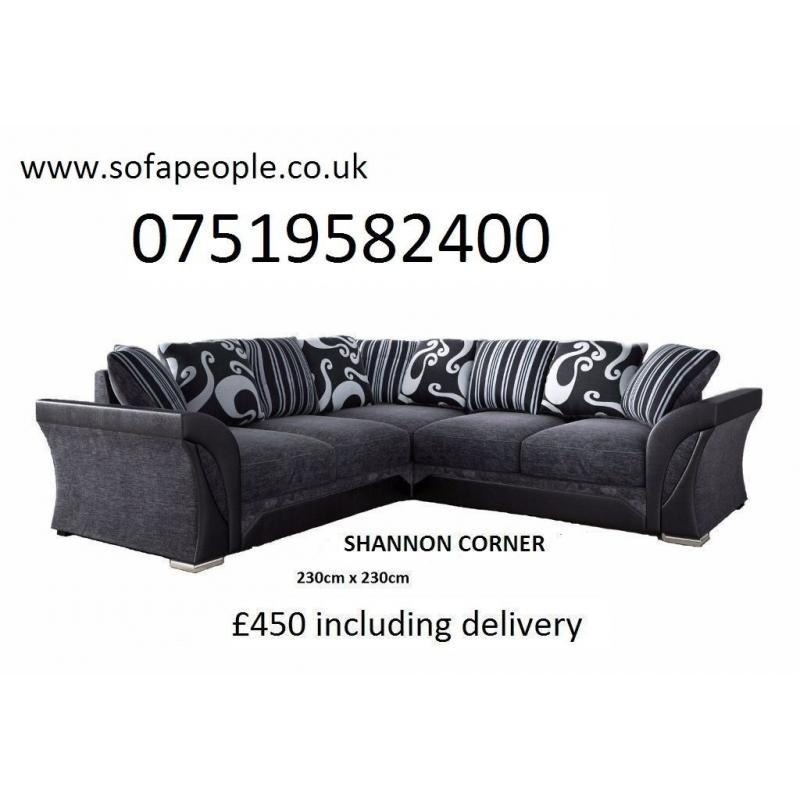 Corner settee or 3+2 couch, Fabric sofa or Corner sofas, All couches and suites guaranteed!!