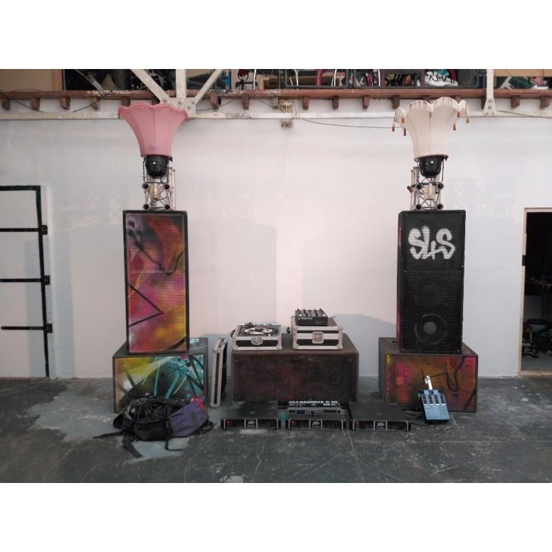Soundsystem and DJ Party Hire
