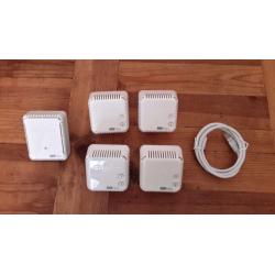 Devolo dLAN 500 Duo plus four Devolo dLAN 500 WiFi Add-on Powerline Adaptors