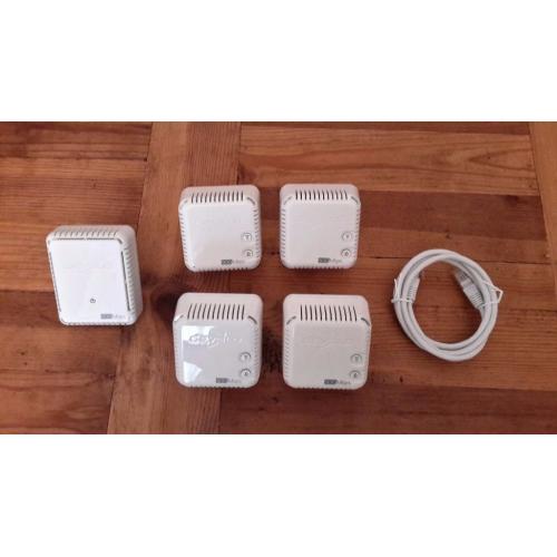 Devolo dLAN 500 Duo plus four Devolo dLAN 500 WiFi Add-on Powerline Adaptors