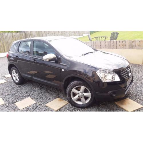 NISSAN QASHQAI ACENTA 1.6VVTi ONE OWNER BLACK