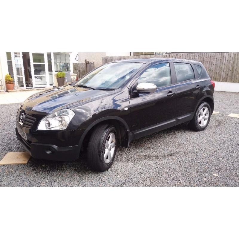 NISSAN QASHQAI ACENTA 1.6VVTi ONE OWNER BLACK