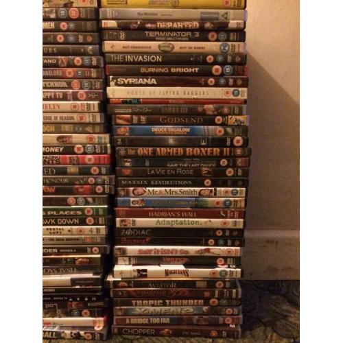 220 DVDs.