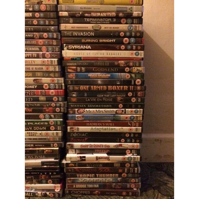 220 DVDs.
