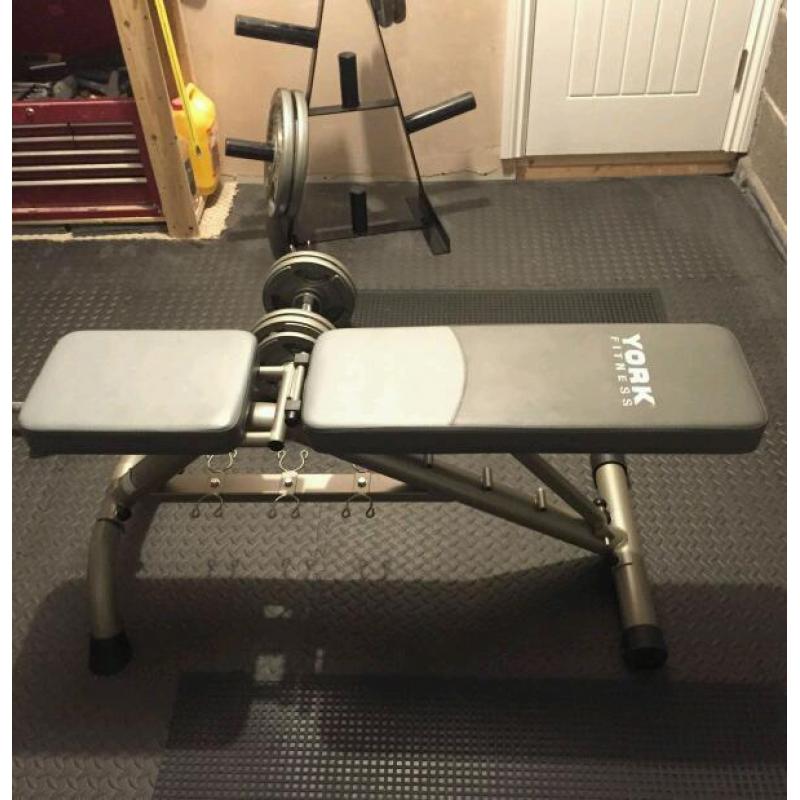 Weight bench york