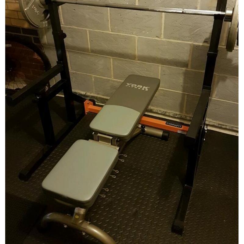 Weight bench york