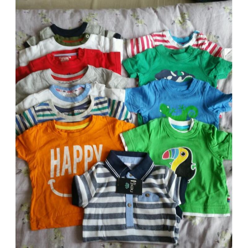 Baby boys t shirts 3 to 6 months