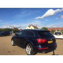 2013 AUDI Q7 4.2 TDI V8 DIESEL *Low Mile, HPI CLR, VGC, 7 Seat Powerful Auto Diesel Suv Bargain