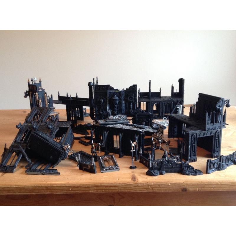 Warhammer 40k Scenery - Assortment of Cities of Death Scenery *Collection Only*