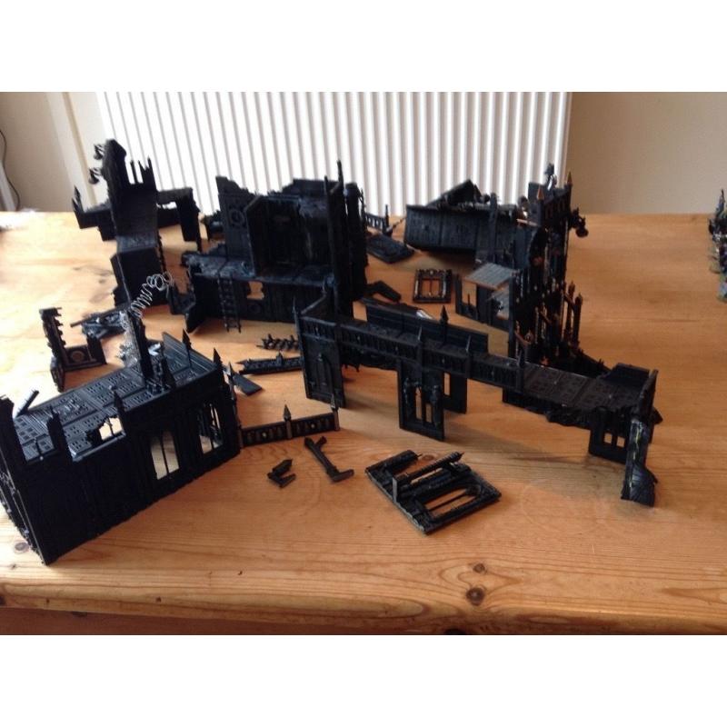 Warhammer 40k Scenery - Assortment of Cities of Death Scenery *Collection Only*
