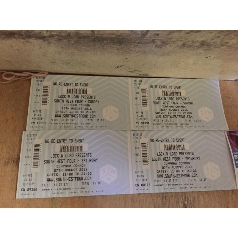 SW4 Clapham Common Festival Tickets