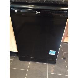 Black Beko standard dishwasher