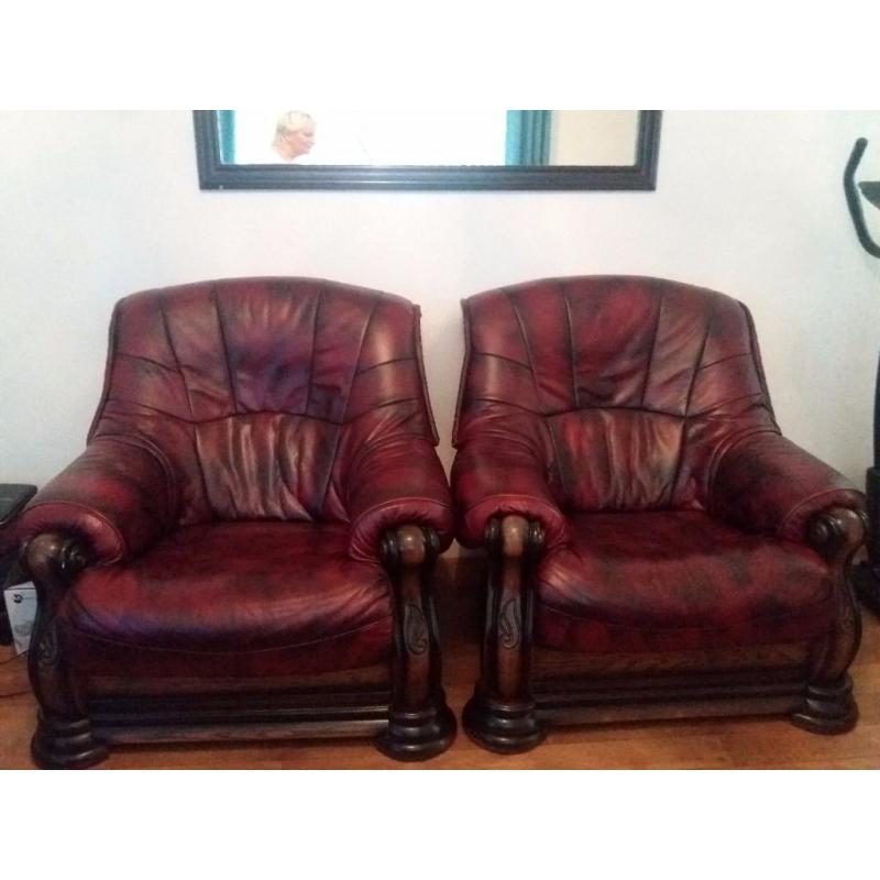 QUICK SALE 3+1+1 Leather sofa EXCELLENT CONDITION