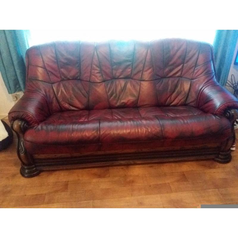 QUICK SALE 3+1+1 Leather sofa EXCELLENT CONDITION