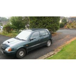 1.3 toyota starlet great going wee car no time wasters