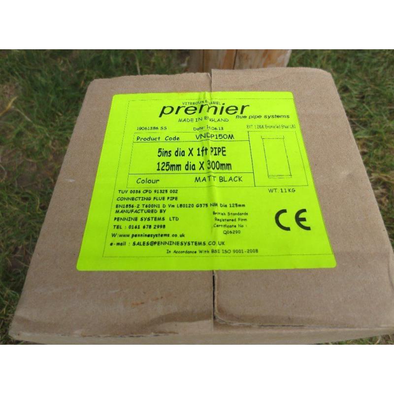 Flue Pipe 300mm x 150mm (5" Dia)