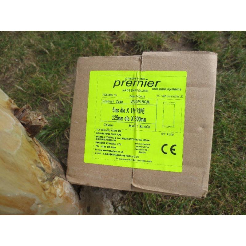 Flue Pipe 300mm x 150mm (5" Dia)