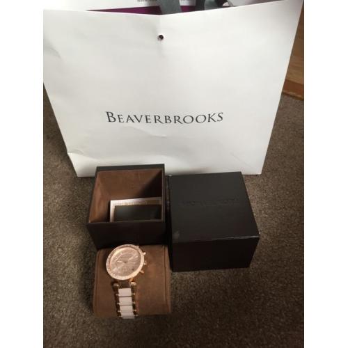 Micheal kors rose gold watch