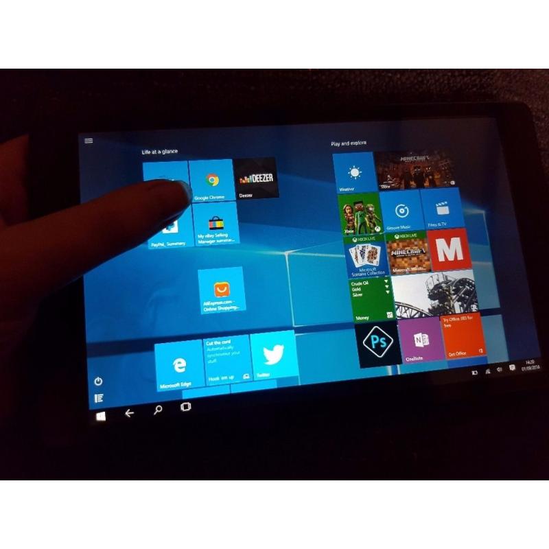 Intel 10" tablet used twice only windows 10 £90 ono