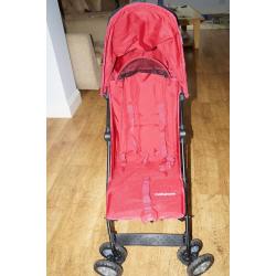 Mothercare Nanu LX Stroller Red with Raincover
