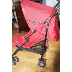 Mothercare Nanu LX Stroller Red with Raincover