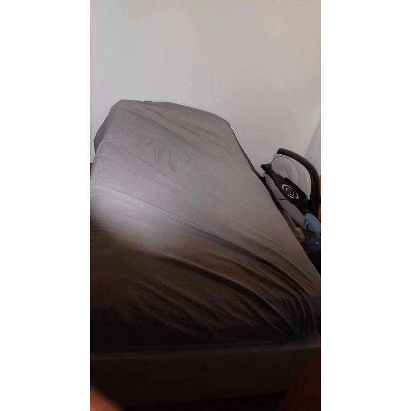 Single Bed + Mattress + Memory Foam Mattress topper