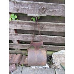 Old vintage/antique small garden roller - use or display