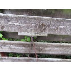 Old vintage/antique small garden roller - use or display