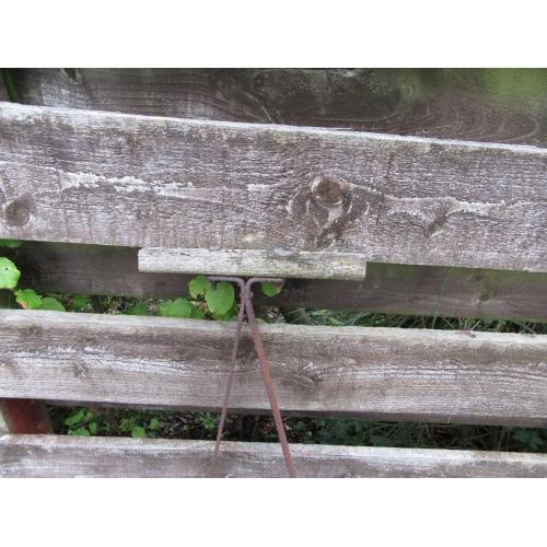 Old vintage/antique small garden roller - use or display