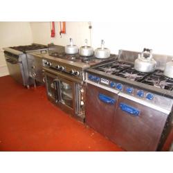 Commercial gas cookers 6 burners