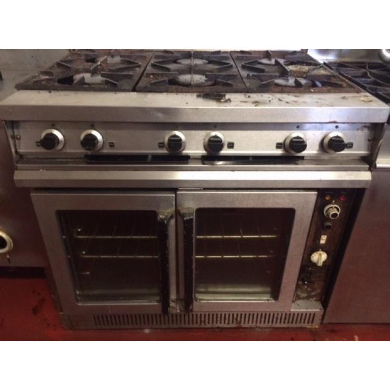 Commercial gas cookers 6 burners