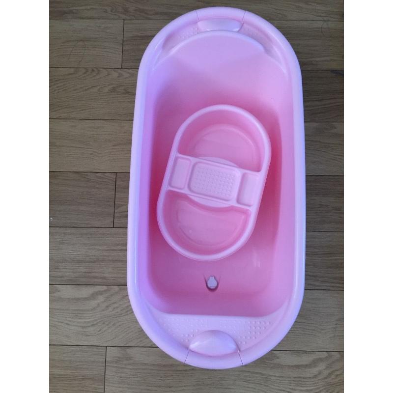 Pink mothercare bath