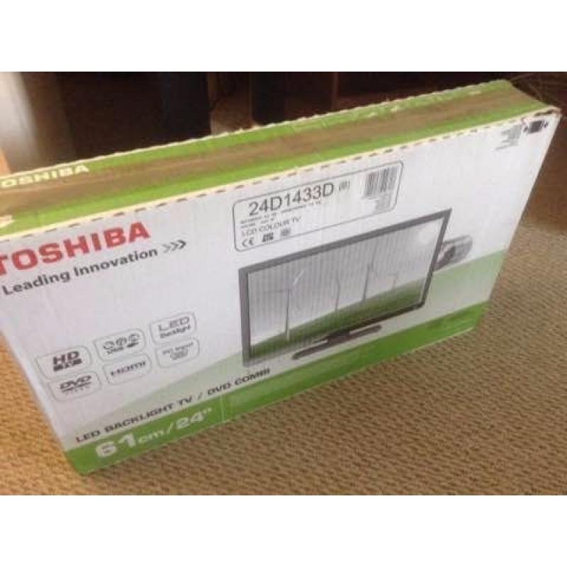 Toshiba 24" TV with DVD player