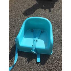 Child's booster chair for mealtimes